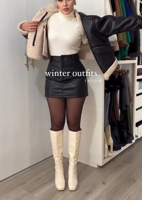 Fall Ootd, Mode Tips, Beige Boots, Winter Fashion Outfits Casual, Cold Outfits, Shein Outfits, Birthday Outfits, Inspo Outfit, Dope Fashion