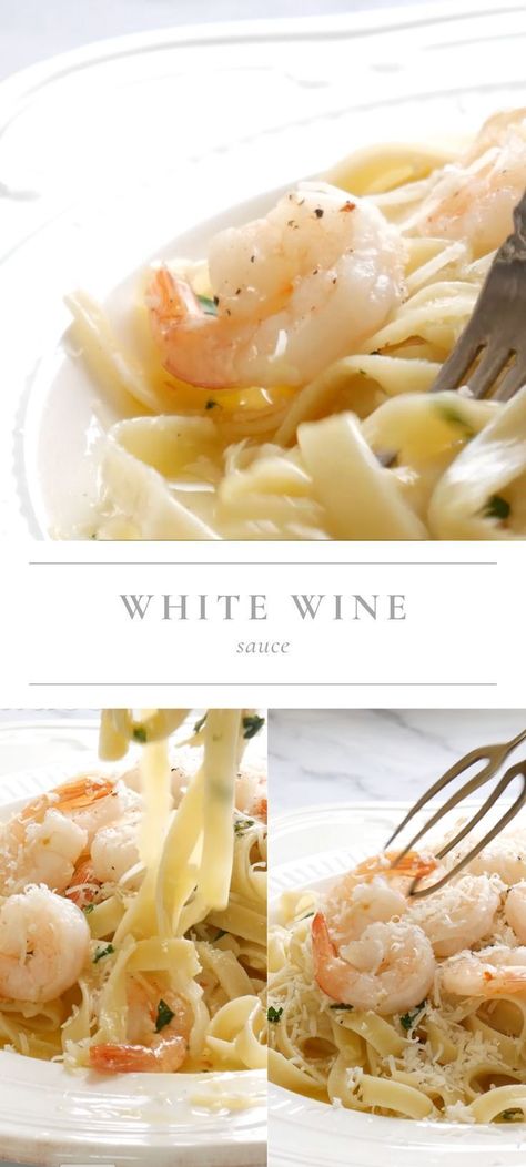 White Wine Sauce For Pasta, Wine Sauce For Pasta, White Wine Pasta Recipes, Wine Pasta Sauce, White Wine Pasta Sauce, White Wine Sauce Recipes, Pasta Seafood, Sauce For Pasta, Chicken Pasta Dishes