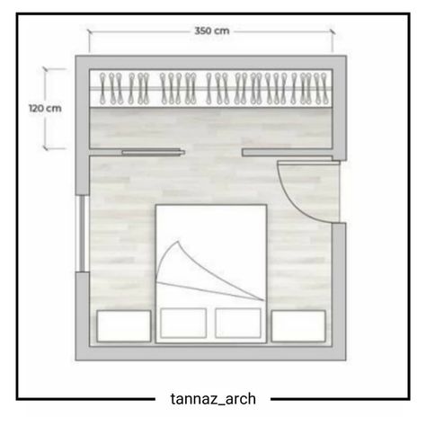 Bedroom Layout Design, Small Bedroom Layout, Aesthetic Interior Design, Interior Design Per La Casa, Bedroom Closet Design, Bedroom Floor Plans, Room Design Bedroom, Bedroom Layouts, Bedroom Flooring