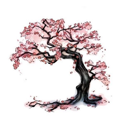 Cherry Tree Tattoos, Voll Arm-tattoos, Bonsai Tree Tattoos, Tree Tattoo Meaning, Cherry Blossom Tree Tattoo, Blossom Tree Tattoo, Kunst Tattoos, Japanese Tree, Tree Tattoo Designs