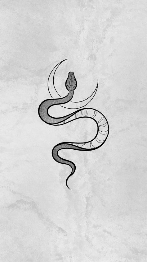 Henne Tattoo, Tato Henna, Snake Tattoo Design, Pola Kristik, Discreet Tattoos, Snake Tattoo, Dope Tattoos, Little Tattoos, Simplistic Tattoos