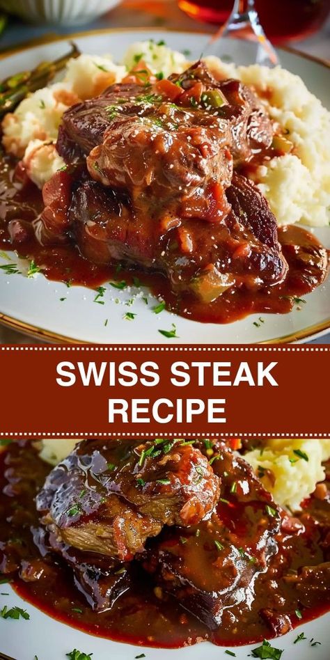 Swiss Steak Recipe - Easy homemade recipes