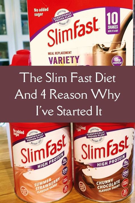 The Slim Fast Diet And 4 Reason Why I've Started It Slim Fast Meal Plan, Slim Fast Diet Plan Before And After, Slim Fast Shake Recipes Chocolate, Slim Fast Recipes, Slimfast Shake Recipes, Meal Replacement Diet Plan, Slimfast Diet Plan, Slim Fast Shake Recipes, Slim Fast Smoothie Recipes