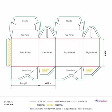 Gable Boxes | viveprinting.ie Gable Box Packaging Design, How To Make Gable Boxes, Gable Boxes Ideas, Baptism Reception, Diy Gift Box Template, Paper Box Template, Cake Packaging, Gable Boxes, Gift Box Template