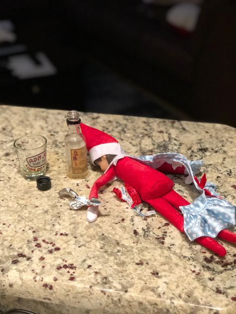 We found her face down, skirt off, drowning in alcohol bottles. PSA... believe in your elf before they get sent to AA. Drunk Elf On The Shelf, Alcohol Bottles, Elf On The Shelf Ideas, Getting Drunk, Face Down, Shelf Ideas, On The Shelf, Elf On The Shelf, Image Search