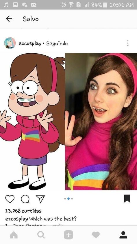 Gravity Falls Cosplay, Cartoon Halloween Costumes, Desenhos Gravity Falls, Cartoon Cosplay, Cartoon Costumes, Disney Bound Outfits, Halloween Costume Outfits, Cosplay Tips, Fantasias Halloween