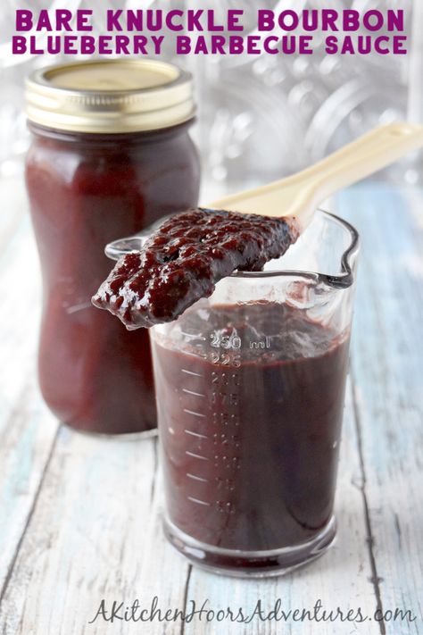 Blueberry Bbq Sauce Recipes For Canning, Nuoc Cham Sauce Recipe, Blueberry Buttermilk Pancakes, Small Batch Baking, Barbecue Sauce Recipes, Honey Sauce, Blueberry Lemonade, Barbeque Sauce, Bbq Sauce Recipe