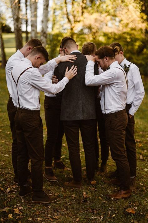 40 Emotional Groom Photos That Will Get You Right in the Feels | Junebug Weddings Wedding Photography Christian, Groomsmen Wedding Photo Ideas, Wedding Photos Christian, Wedding Picture Ideas Family, Wedding Photo Groomsmen, Christian Wedding Photos, Wedding Ceremony Picture Ideas, Wedding Photography Ceremony, Wedding Photo Ideas Groomsmen