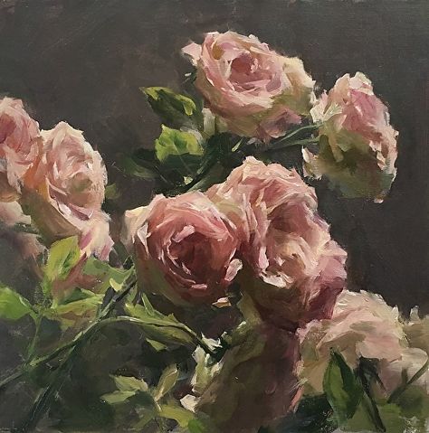 Kyle Ma - Provence roses- Oil - Painting entry - October 2019 | BoldBrush Painting Competition Drawn Roses, Frühling Wallpaper, Russian Impressionism, Painting Roses, Seni Vintage, Rennaissance Art, Painting Competition, Arte Inspo, Lukisan Cat Air