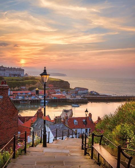 Whitby, North Yorkshire, England Whitby England, Yorkshire Day, Puzzle Ideas, England Aesthetic, Visit Wales, Background Reference, European Aesthetic, Flowers Quotes, Sore Eyes