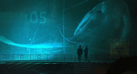 ArtStation - Cultivation, Daniel Liang Mermaid Art, Sci Fi Architecture, Cyberpunk Aesthetic, Cosmic Horror, Arte Cyberpunk, Ancient Mysteries, Sea Monsters, Fantasy Concept Art, Environment Concept Art