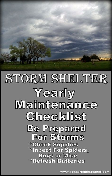 Underground Storm Shelters, Homesteading Inspiration, Tornado Season, Storm Shelters, Tornado Shelter, Underground Shelter, Tornado Alley, Safety Checklist, Storm Chasing