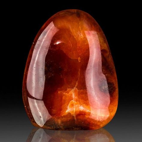 Red orange carnelian from Madagascar. Sacred Woman, Gems Crystals, Orange Gem, Carnelian Jewelry, Carnelian Crystal, Power Stone, Mineral Spirits, Orange Crystals, Carnelian Stone