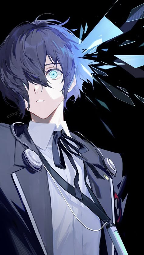 Persona Crossover, Black And Blue Wallpaper, Persona 5 Anime, Shin Megami Tensei Persona, Persona 3, Bleach Characters, Persona 4, 5 Anime, Cartoon Games