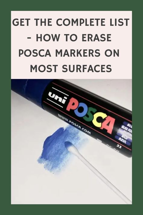 Ever wondered How to erase Posca markers? From wet to dried paint, I cover the essentials. You won’t believe how easy it is… Posca Markers, Marker Stain, Pen Stain, Posca Marker, Beginner Art, Porous Materials, Magic Eraser, Water Based Paint, Paint Marker