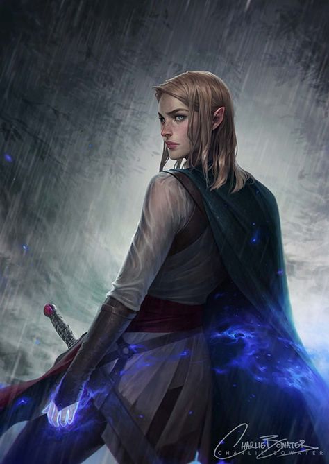 Charlie Bowater: 18 Enchanting Fantasy Art and Illustrations Charlie Bowater, Elf Female, Queen Of Shadows, Fantasy Things, Throne Of Glass Fanart, Art Harry Potter, Aelin Ashryver Galathynius, Celaena Sardothien, Aelin Galathynius