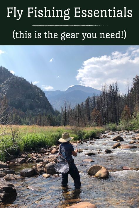 Taking up fly fishing? Here are some essential items and gear you should have for your first few times on the water. Check out my recommendations as a newbie angler! Women Fly Fishing, Fishing Essentials, Types Of Sunglasses, Fly Fishing Net, Orvis Fly Fishing, Fishing Boots, Fishing Shop, Fly Fishing Gear, Fly Shop