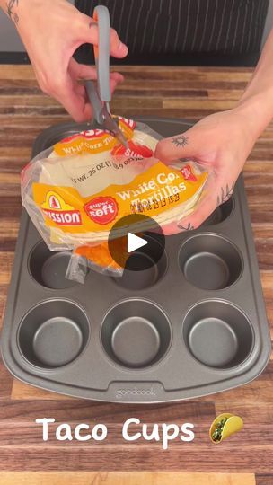 Tortilla In Cupcake Pan, Taco Cups Corn Tortillas, Tacos In Muffin Tins, Taco Cup Appetizer, Bariatric Party Snacks, Taco In Cupcake Pan, Muffin Tin Tortilla Cups, Taco In Muffin Pan Tortilla Bowls, Muffin Pan Taco Cups