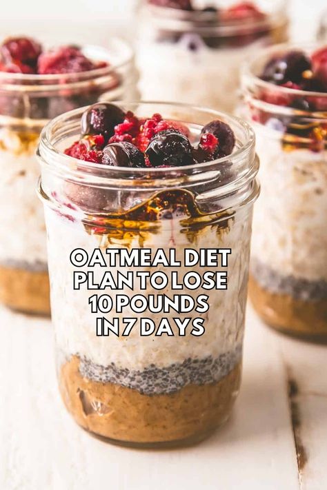 Discover the secret behind the miraculous oatmeal diet—a 7-day program blending nutrition with delicious oat recipes for rapid weight loss Oats Diet Recipes, Ozempic Oatmeal Drink, Oatzempic Diet, Oatmeal Diet 7 Day, Oatmeal Diet Plan 21 Days, Oats Diet, Balanced Diet Meal Plan, Ozempic Diet, Yogurt Diet