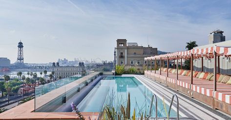 The best rooftop bars in Barcelona | CN Traveller Boca Chica, Santiago De Compostela, Rooftop Swimming Pool, Soho House Barcelona, Barcelona Travel Guide, Best Rooftop Bars, Terence Conran, Barcelona Hotels, Barcelona City