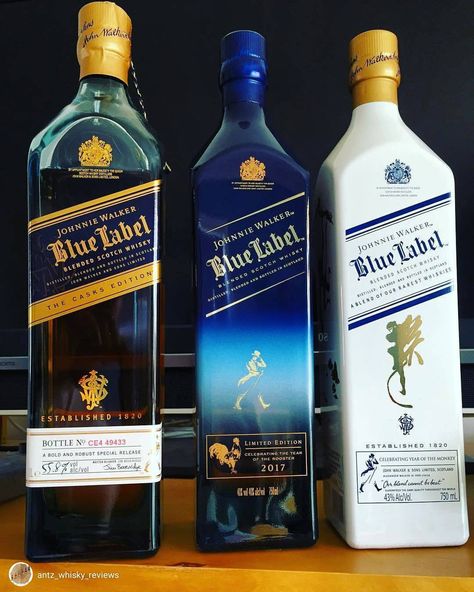 Expensive Whiskey, Johnnie Walker Blue, Whisky Drinks, Whiskey Brands, Whisky Bottle, Blended Scotch Whisky, Whiskey Drinks, Alcohol Bottles, Cigars And Whiskey