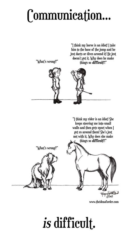 Ah, if only our equine partners could understand language and possessed verbal skills. While I'm positive I'd rather not have to hear how measly their rations are or how they'd prefer not to work today thank-you-very-much, it would be nice if we could just explain to them verbally exactly what we're trying to get them to do. I'm sure it would clear up quite a bit for all of us involved. ;)  horse quotes #horses Equestrian Memes, Horses Funny, Funny Horse Memes, Horse Memes, Horse Quotes Funny, Funny Horse Pictures, Horse Jokes, Horse Riding Quotes, Equestrian Quotes