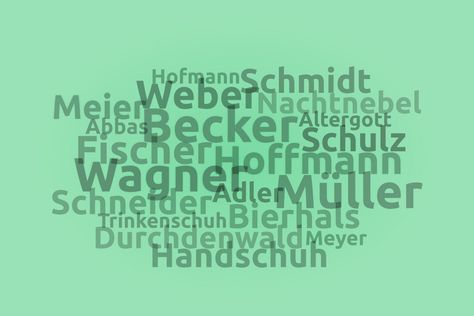 A Complete List of German Last Names Meanings - FamilyEducation Last Names And Meanings, German Surnames, German Last Names, Popular Last Names, Last Names List, Surname List, Last Name Meaning, Names And Meanings, German Names