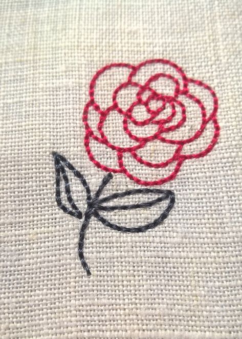 Romantic Embroidery, Rose Embroidery Pattern, Dog Embroidery Designs, Embroidery Boutique, Embroidery Hearts, Embroidery Design Sets, Hand Embroidery Videos, Basic Embroidery Stitches, Pola Sulam