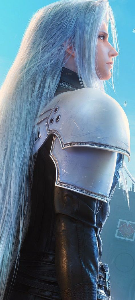 Sephiroth Cosplay, Final Fantasy Crisis Core, Final Fantasy Sephiroth, Crisis Core, Final Fantasy Collection, Haikyuu Funny, Anime Nerd, Black Wings, Final Fantasy Xv