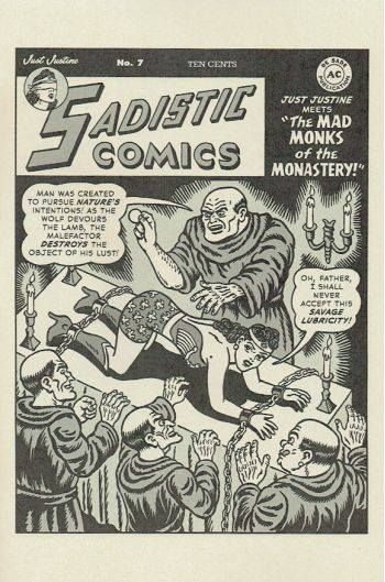 Robert Sikoryak - Just Justine Creepy Comics, Quirky Books, Mad Monk, Simple Sketches, Golden Age Comics, Comic Book Art, Comic Book Art Style, Classic Comic Books, Comics Story