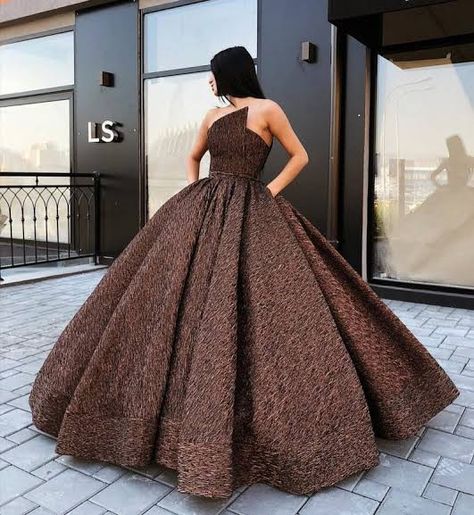 Brown Wedding Dress, Brown Prom Dress, Brown Prom Dresses, Brown Dresses Formal, Glitter Prom Dress, Yellow Evening Dresses, African Traditional Wedding Dress, Sparkly Prom Dress, Prom Dress Plus Size