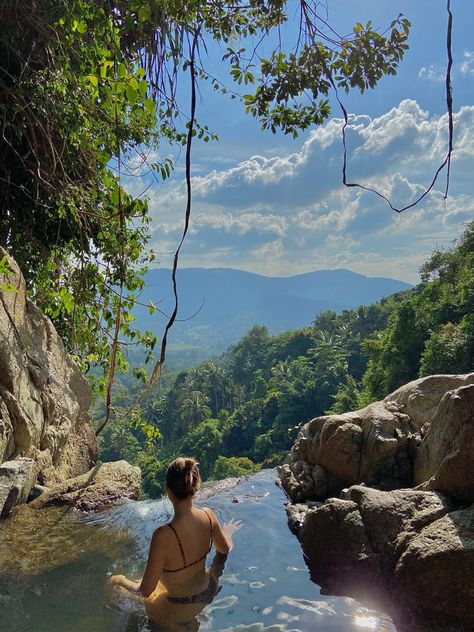 Thailand Waterfall, Thailand Places, Gap Year Travel, Thai Islands, Thailand Vacation, Koh Samui Thailand, Nature Instagram, Where To Travel, Southeast Asia Travel