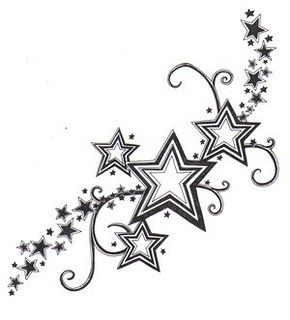 I White Star Tattoo, Tattooed Celebrities, Black Star Tattoo, Tattoos Birds, Shooting Star Tattoo, Tattoos Black, Star Tattoo Designs, Star Tattoo, Tattoos For Black Skin