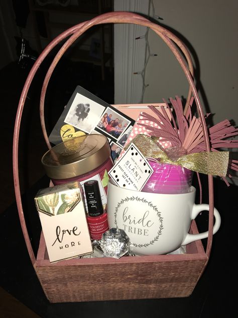 Engagement basket Engagement Basket, Engagement Gifts For Bride, Gifts For Bride, Brides Basket, Wine Collection, Bride Tribe, Wine Cups, Bride Gifts, Engagement Gifts