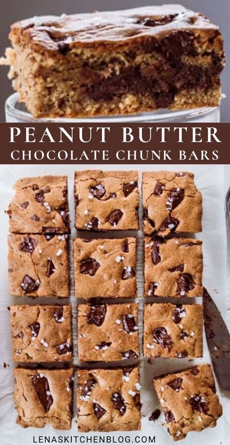 Chocolate Peanut Butter Bars Recipe, Choc Peanut Butter Bars, Chewy Chocolate Peanut Butter Bars, Peanut Butter Bars With Salted Chocolate Ganache, Vegan Chocolate Peanut Butter Bars, Baking Challenge, Smooth Peanut Butter, Pan Cookies, 8x8 Pan