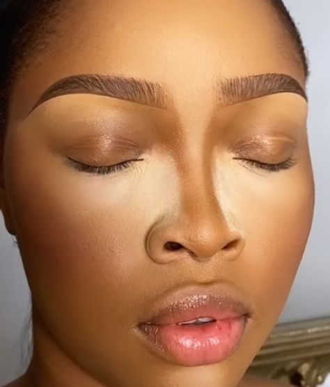 Beauty Mark Makeup, Makeup Placement Face, Makeup Placement, Makeup Light, Face Art Makeup, Makeup For Black Skin, Brown Skin Makeup, Under Eyes, Glam Makeup Look