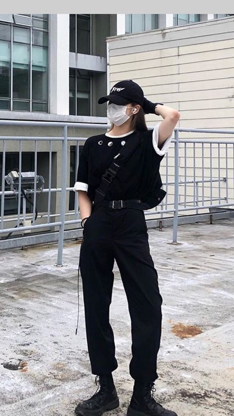 Pakaian Tomboy Korea Swag, Korean Tomboy Aesthetic, Korean Tomboy Outfits, Style Outfits Winter, Korean Tomboy, Tomboy Outfits Swag, Boyish Outfits, Outfit Korean Style, Estilo Swag