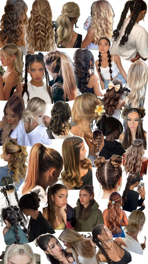 Braid In Back Of Hair, Hairstyles To Keep Hair Off Neck, Active Hair Styles, Hairstyles For Six Flags, Hair Styles For The Lake, Hair Ideas For The Pool, Think Hairstyles, Amusement Park Hairstyles Summer, Hiar Stail 2024