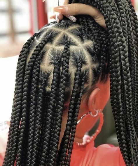 Big Box Braids Hairstyles, Box Braids Hairstyles For Black Women, Braids Hairstyles Pictures, Hair Done, Box Braids Styling, Girls Hairstyles Braids, Girls Braids, Hair Laid, African Braids Hairstyles