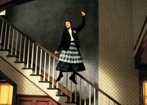 Winona Ryder as Lydia in "Beetlejuice" -- the staircase and the spotlight Beetlejuice, A Woman, Juice