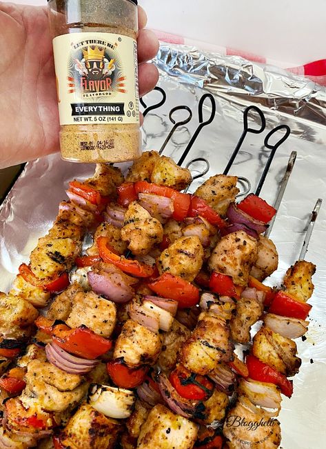 Flavor God Seasoning Recipes, Flavor God Recipes, Coconut Curry Chicken Soup, Flavor God, Everything Seasoning, Grilled Chicken Kabobs, Beverage Ideas, Healthy Thoughts, Vegetable Kabobs