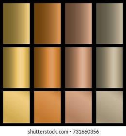 Gold Silver Bronze Color Palette, Shades Of Gold Color Palette, Gold And Silver Color Palette, Metal Color Palette, Metallic Color Palette, Bronze Color Palette, Silver Color Palette, Veri Peri, Bronze Palette