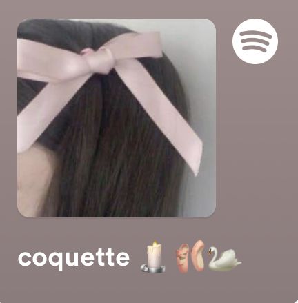 Cute Spotify Playlist Covers Pink, Pink Spotify Icon Playlist, Coquette Music Icon, Aesthetic Spotify Playlist Covers Soft, Playlist Covers Coquette, Coquette Spotify Playlist, Spotify Icons Playlist, Coquette Spotify Covers, Coquette Playlist Cover