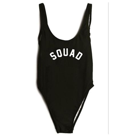 Cute Squad Bathing Swimsuit Squad Swimsuit, Reversible Swimwear, Black One Piece Swimsuit, Swimsuits Hot, Monokini Swimsuits, White Swimsuit, Private Party, Womens Bathing Suits, Athletic Fashion