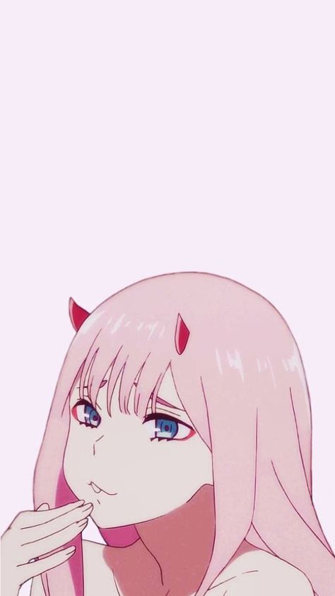 Zero Two lock screen / background / wallpaper Anime Lock Screen, Anime Wallpaper Phone, Cool Anime Wallpapers, Zero Two, Darling In The Franxx, Kawaii Wallpaper, Cute Anime Wallpaper, Art Anime, Cute Anime Pics