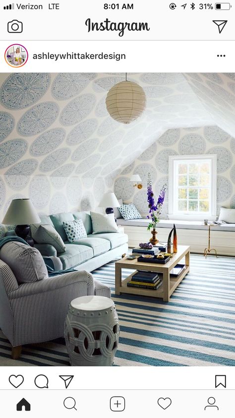 Attic Family Room, Attic Playroom Ideas, Bonus Room Decorating, Attic Living Room, Ashley Whittaker, Bonus Room Design, Talking To Someone, Attic Renovation Ideas, Attic Bedroom Designs