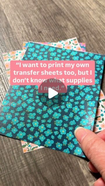 Lovely Joy Design | Jennifer Diann on Instagram: "You’ve bought so many clay transfer sheet designs. 😄 You love using them so much, you want to print your own! You’re just not sure exactly what you need to do it. 

I’ve been there, and have figured it out for you. 

Now, I’m breaking down exactly what you need, and how to print your own polymer clay transfer sheets in my Art File to Clay Transfer course. 

Comment TRANSFER and I’ll send you the link to get on the waitlist for the course. 😃

Follow me @lovelyjoydesign for all things transfer sheets!" Clay Image Transfer, Polymer Clay Transfer, Joy Design, Transfer Sheets, Image Transfer, Art File, Figure It Out, Transfer Paper, Polymer Clay