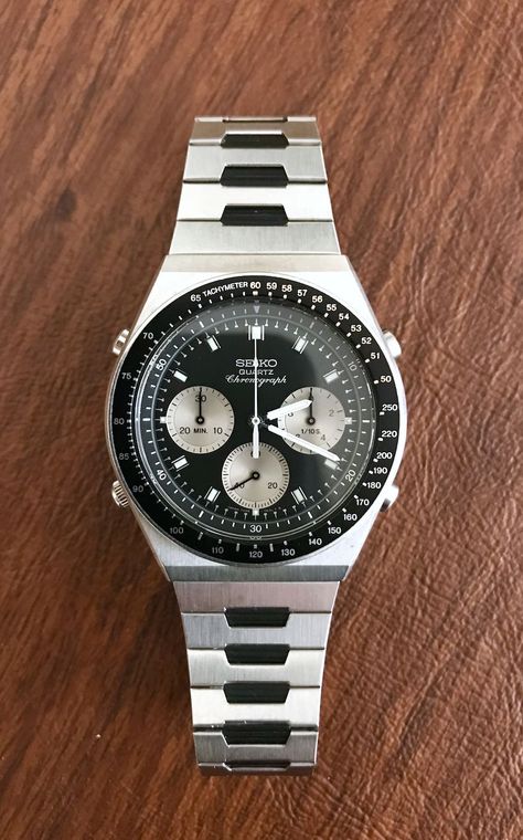 FS: Rare Vintage Seiko 7a28-7039 Chronograph Vintage Seiko Watches Mens, Seiko Vintage Watch, Vintage Seiko Watches, Seiko Vintage, Mens Jewellery, Seiko Watch, Leather Gear, Dream Watches, Motor Sport