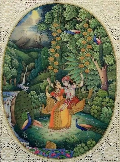 Rajasthani Miniature Paintings, Mughal Miniature Paintings, Rajasthani Painting, Indian Traditional Paintings, Mughal Art Paintings, Mughal Paintings, Indian Art Gallery, Pichwai Paintings, Indian Painting