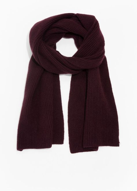 Product Burgundy Scarf, Clothing Online Shop, City Style, Fashion Story, Cashmere Scarf, Knit Scarf, Bags Accessories, Signature Style, Winter Scarf